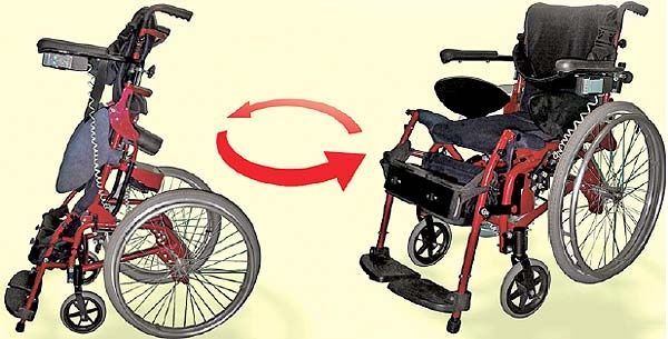Инвалідне крісло-каляска трансформер.