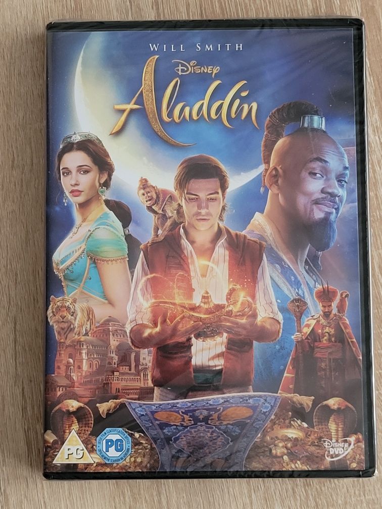 Aladdin Aladyn Film Disney DVD English Nowy