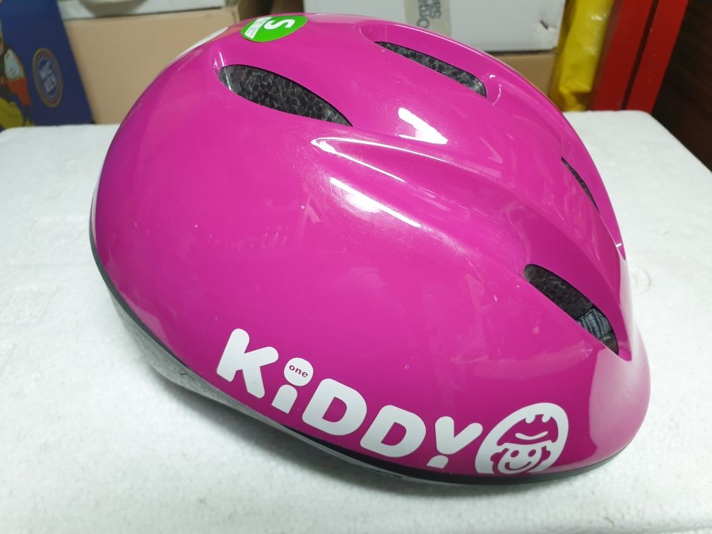 Kask B'TWIN for Kids KIDDY > one Pink rozmiar S