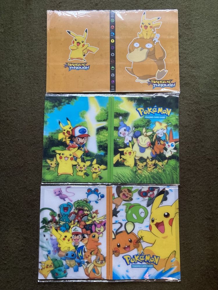 Cadernetas pokemon guarda cartas colecao