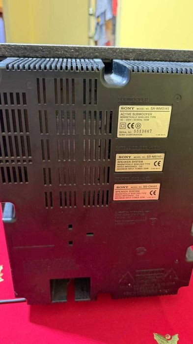 Sistema Hi-Fi 5.1 – Amp. Sherwood RV-5090RDS + Colunas Sony