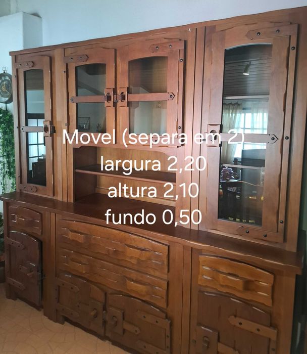 Conjunto Sala de jantar madeira maciça