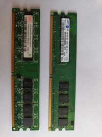 DDR2 2Gb 2 шт. по 1 Gb