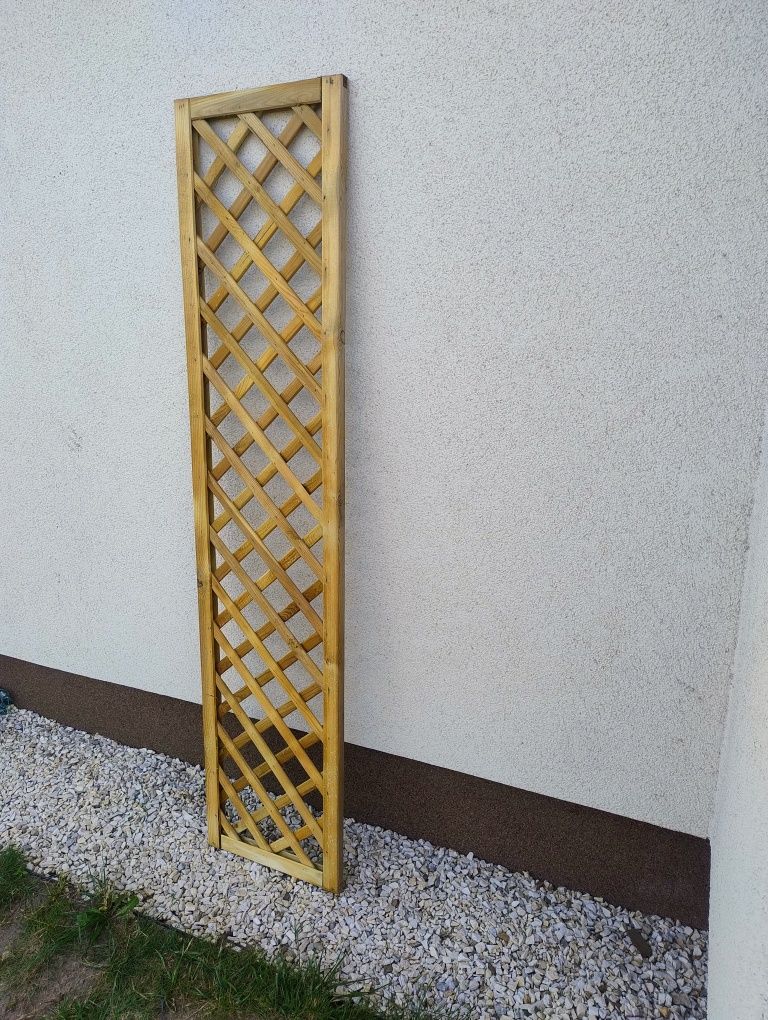 MAŁE OCZKO Kratka Diagonalna 40cm x 180cm Płot Pergola