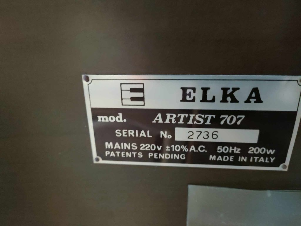 Organy Elka Artist 707