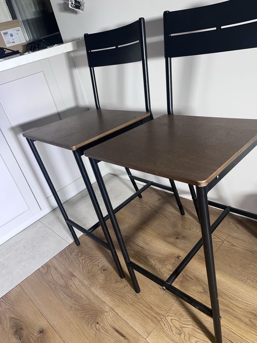 Trzy hokery hoker krzesło ikea