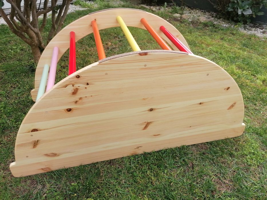 Arco colorido/ baloiço/ secretária 3 em 1