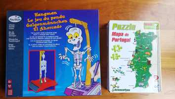 Jogo Forca +Puzzle Mapa de Portugal Science for you 6Anos