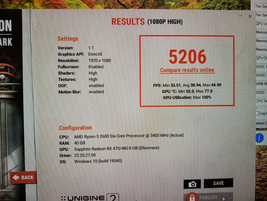 ВидКарта  Sapphire RX 470 8GB GDDR5 256-bit