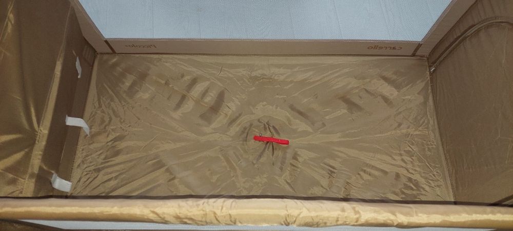 Ліжко манеж Carrello Piccolo Gold Grey White