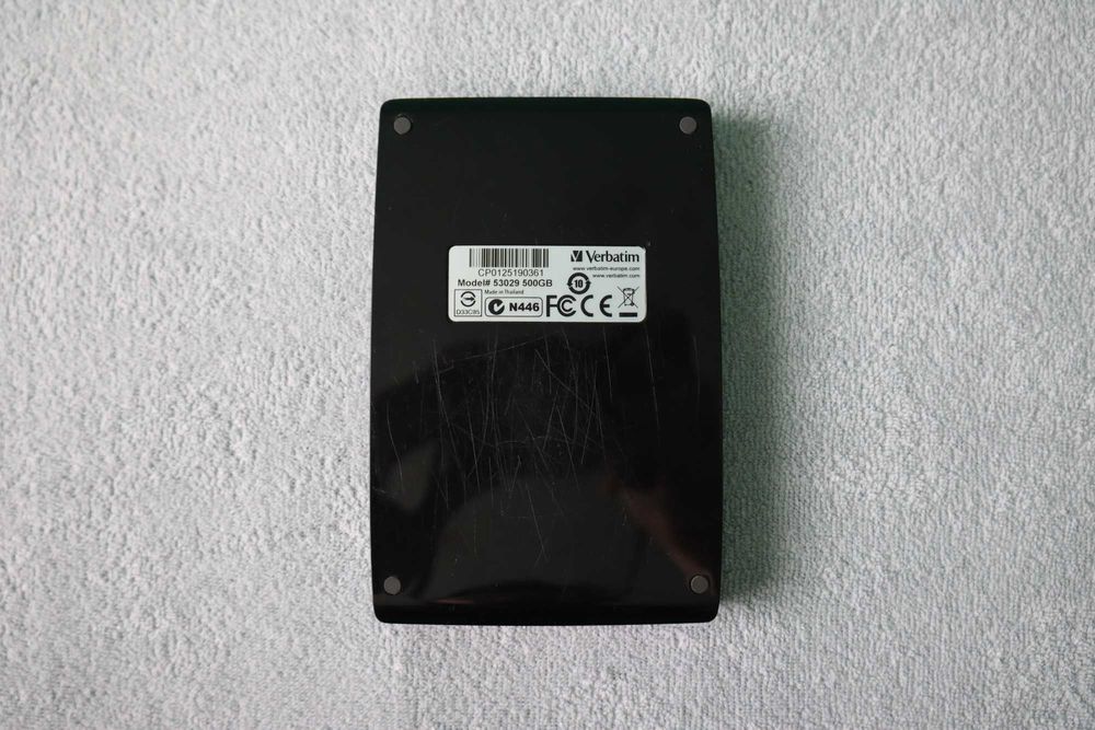2x dysk zewnętrzny 500 GB (WD + Verbatim) + kieszeń na dysk Orico