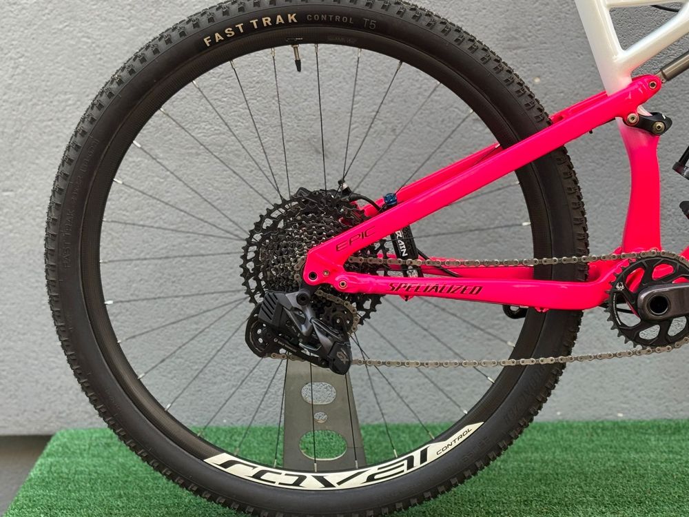 Raty!KarbonowyMTB Specialized S-Works RockShox Brain Sram GX AXS roz.M