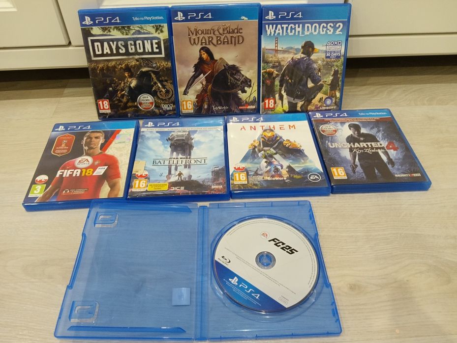 Pakiet gier ps4 PlayStation 8 gier
