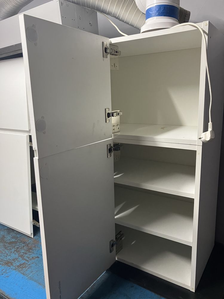 Szafki kuchenne lakierowane fronty IKEA