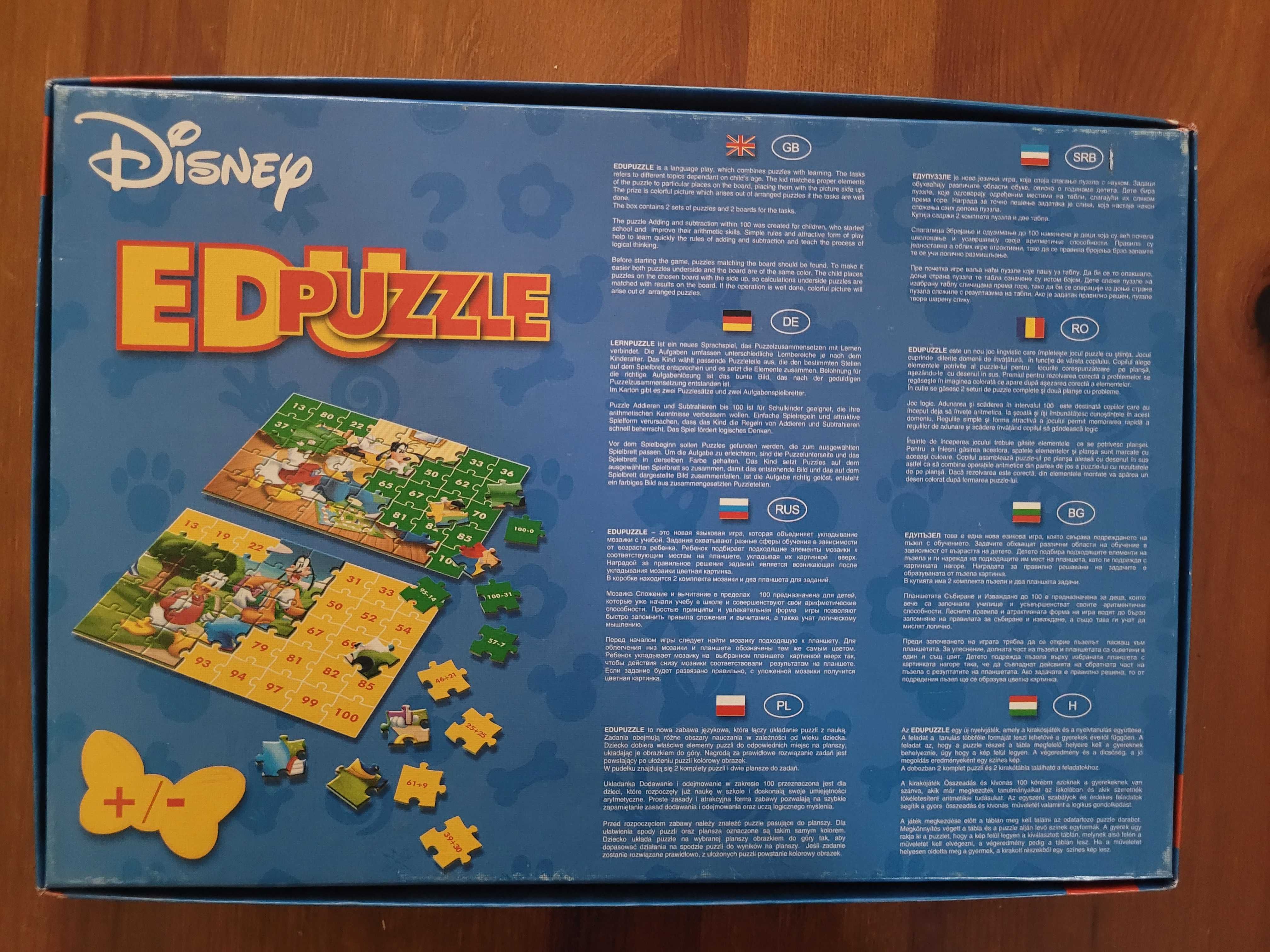 Puzzle edukacyjne EDU Trefl Disney  - matematyka