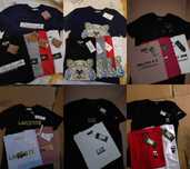 Koszulki shirt męskie koszulka męska armani lacoste karl Rozne kolor