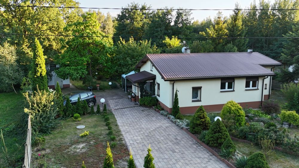 Uroczy dom całoroczny 50 min od Łodzi