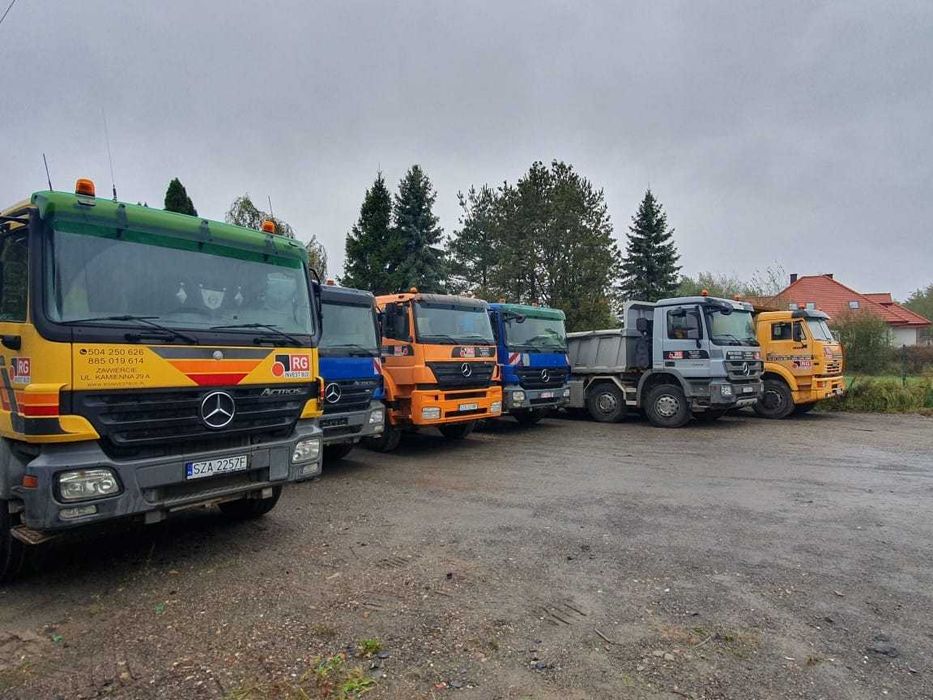 Wynajem ciężarówek i sprzętu budowlanego 150zł/h indywidualna wycena