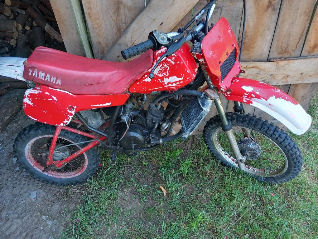 Cross  YAMAHA 80 Cm³ 2sztuki odpalają i jeżdżą