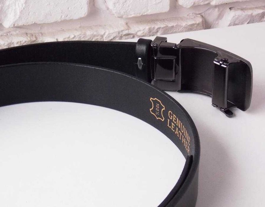 Мужской кожаный ремень автомат / шкіряний ремінь чоловічий