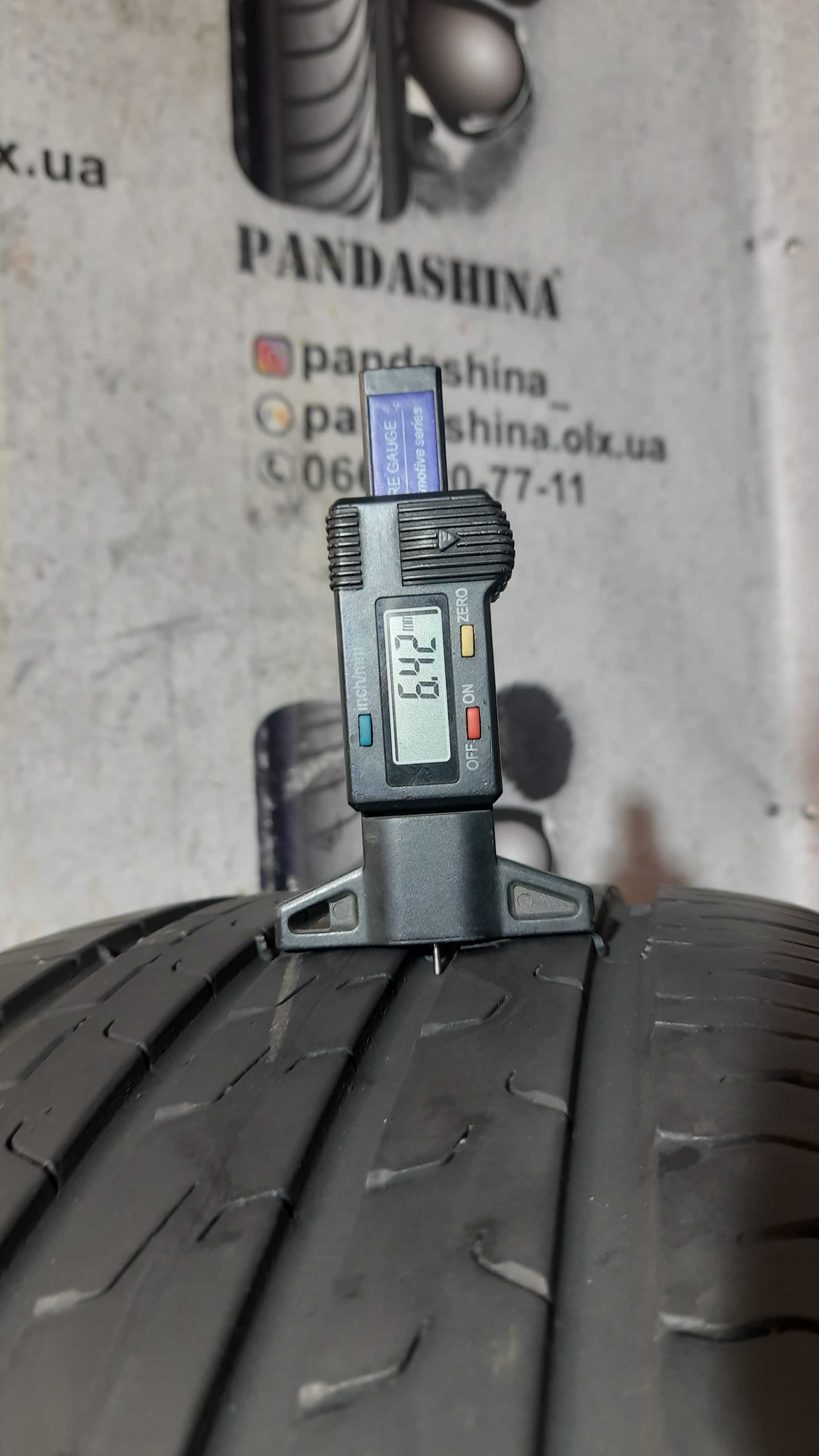 Шини 6,5мм 235/55 R18 CONTINENTAL EcoContact 6 б/у літо склад