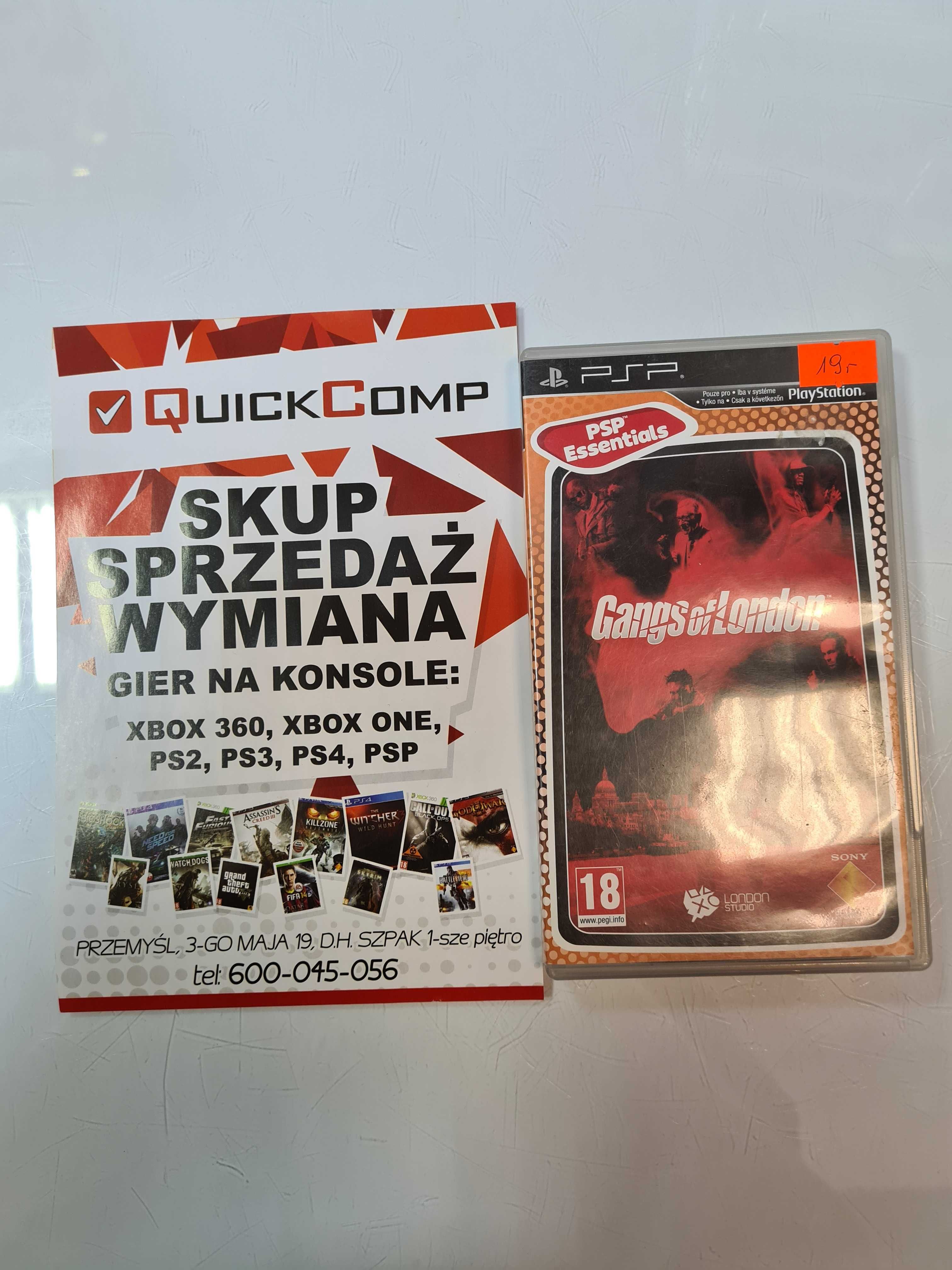 Gra PlayStation Portable PSP Gangs Of London Gwarancja 1 Rok