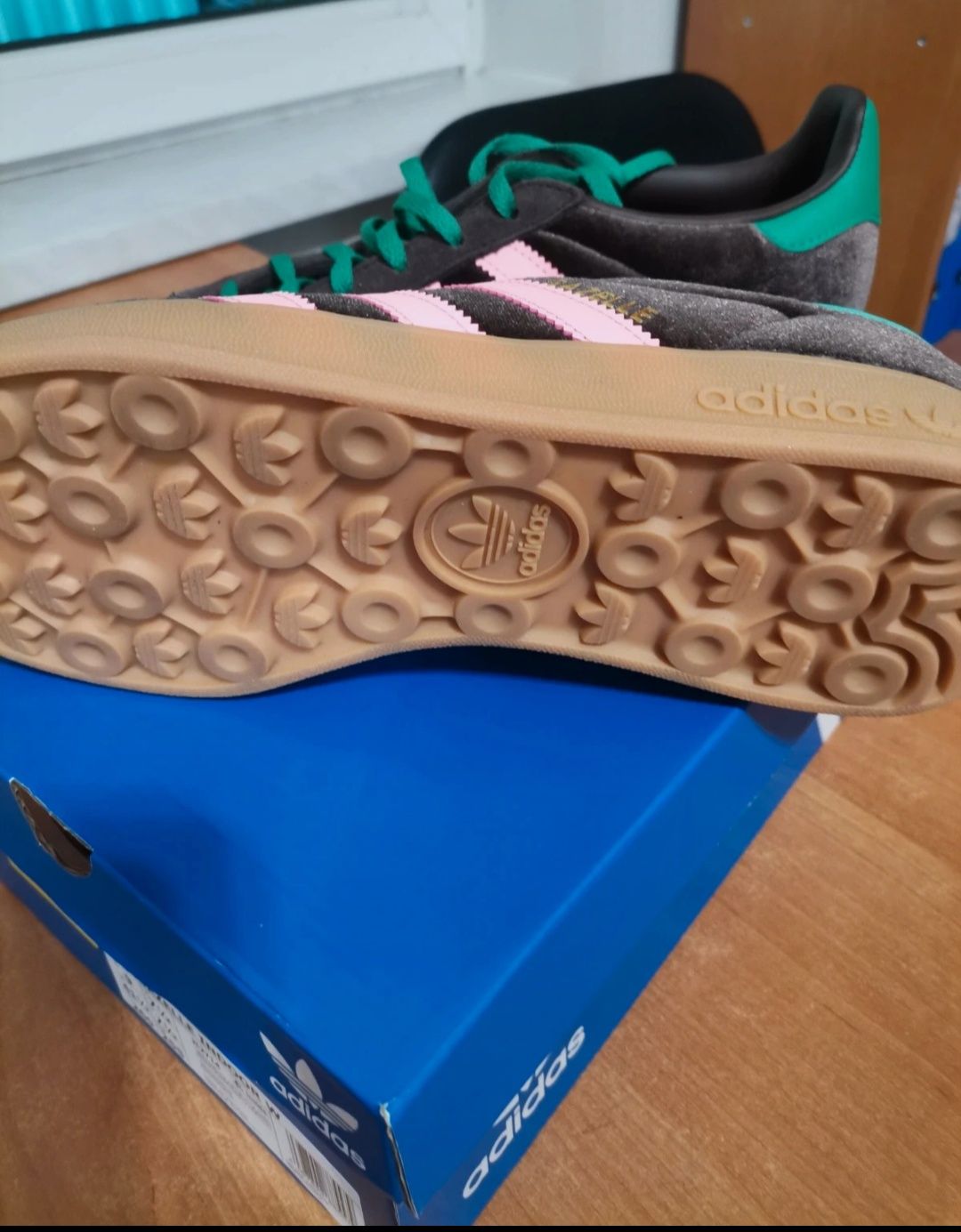 Adidas gazelle indoor czekoladowy brąz