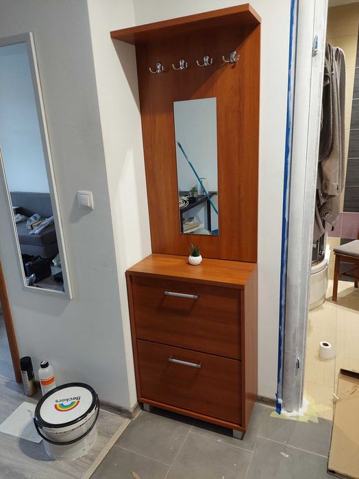 Szafka na buty, przedpokój, lustro