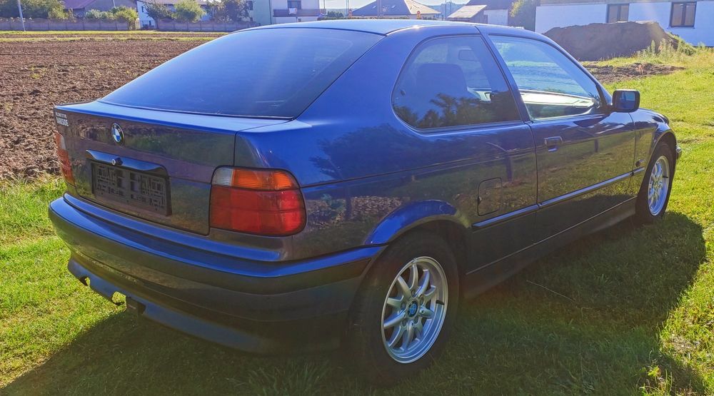 BMW E36 Compact 316i -  1996 -  1.6 benzyna -  172 tys. km -  oryginał