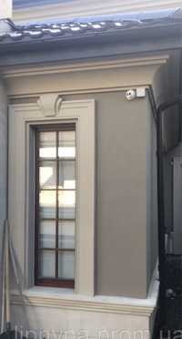 Фасадный декор карниз багет пенопласт 405х225 мм.
