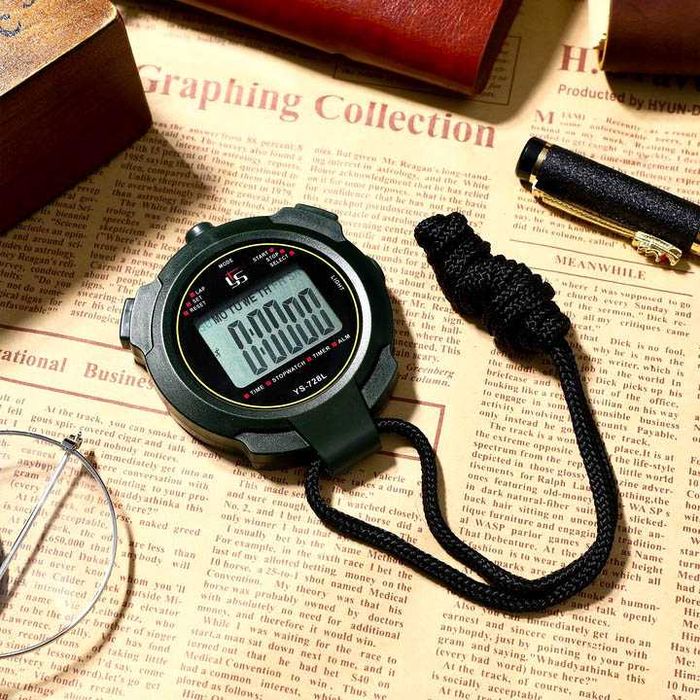 STOPER SPORTOWY PROFESJONALNY stoper treningowy podświetlany timer