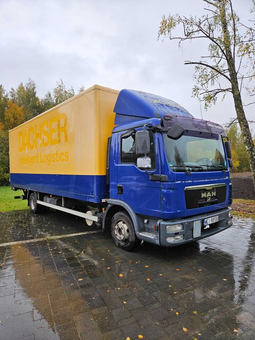 MAN TGL 12250 rok 2011, kontener 7,20, winda, nauka jazdy, cena brutto