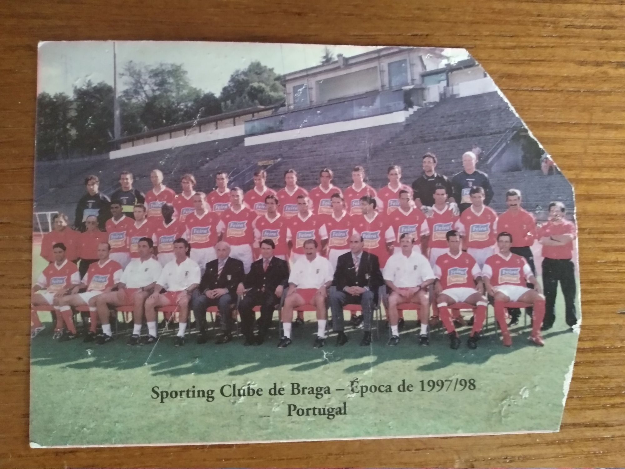 Bilhete Taça UEFA 97/98 ScBraga