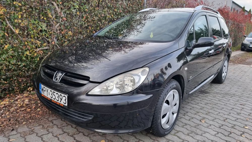 Peugeot 307 2.0HDI 90KM SZKLANY DACH Climatronic 7 osobowy Tempomat Bez rdzy