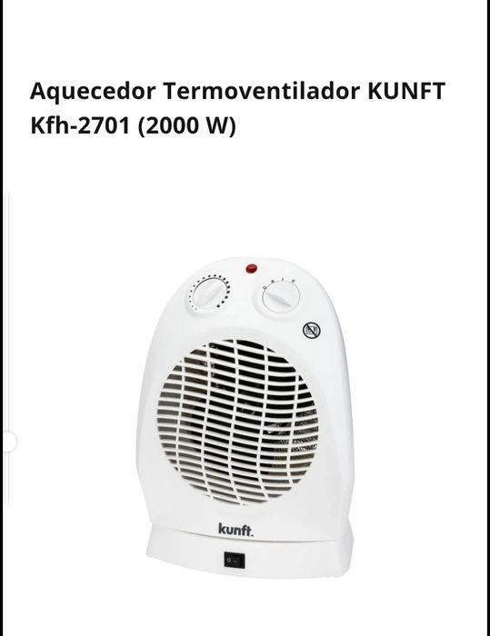 Ventilador ventoinha e ar quente novo ler anúncio