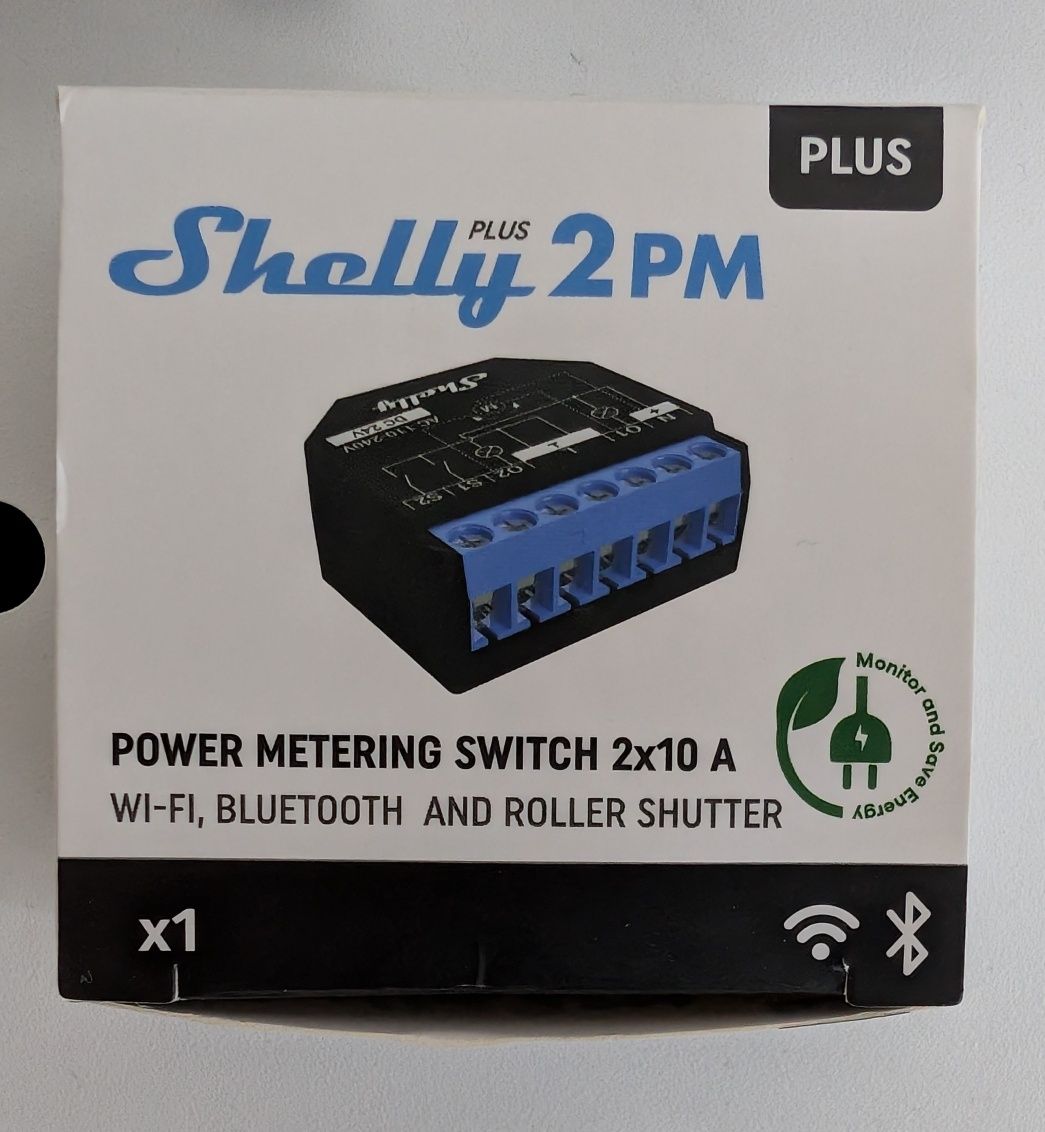 Shelly Plus 2PM Novos