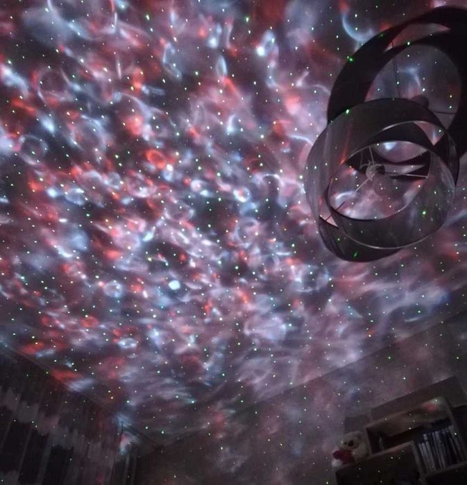 PROJEKTOR GWIAZD rzutnik nieba laser lampka GŁOŚNIK BLUETOOTH pilot