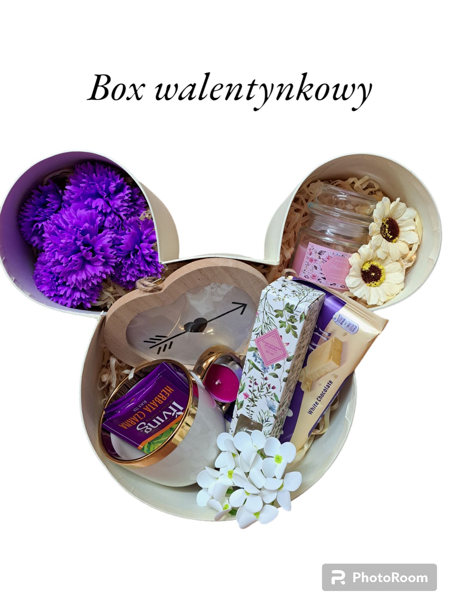 Walentynki Box Prezent Myszka Mickey imieniny urodziny ślub pomysł ni