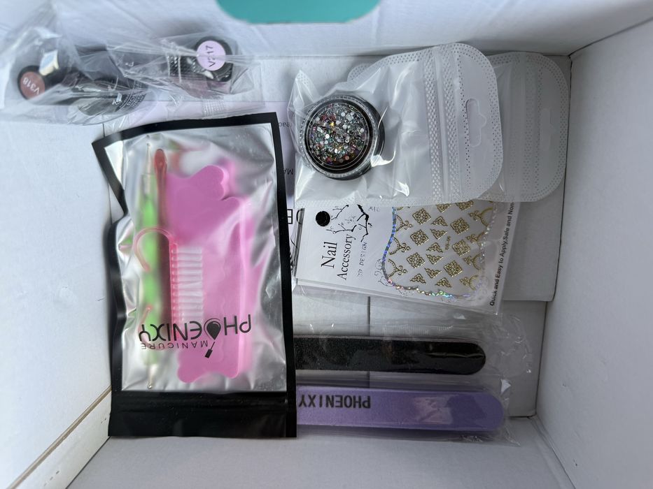 New Phoenixy  Gel Nail SS9016 Lampa UV + Lakiery + Inne dodatk