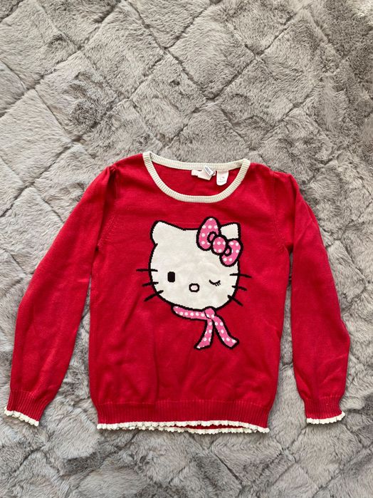 H&M Sweterek Bluzka z Długim Rękawem HelloKitty