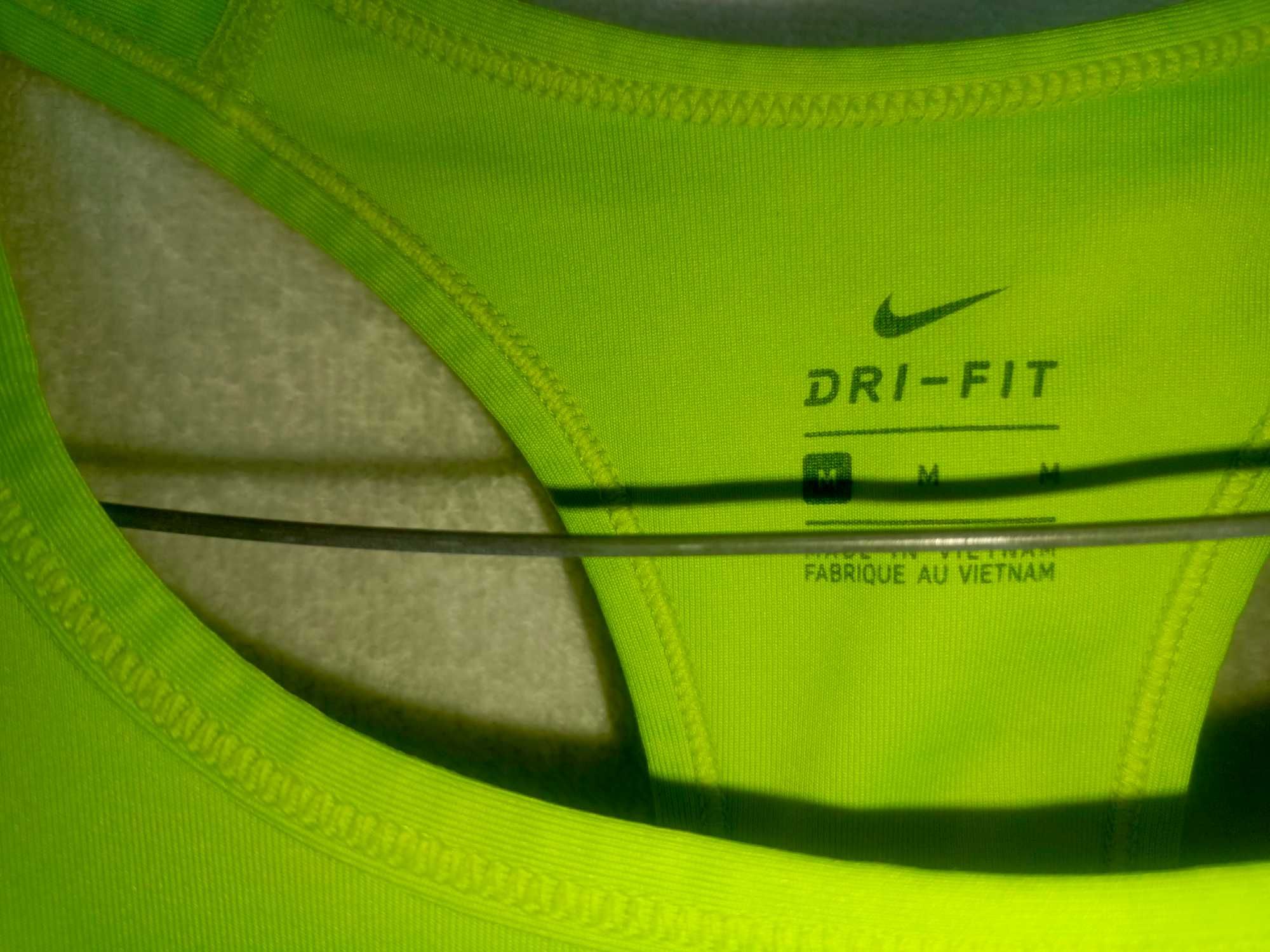 Nike Dri-Fit: Zielony stanik sportowy M/38