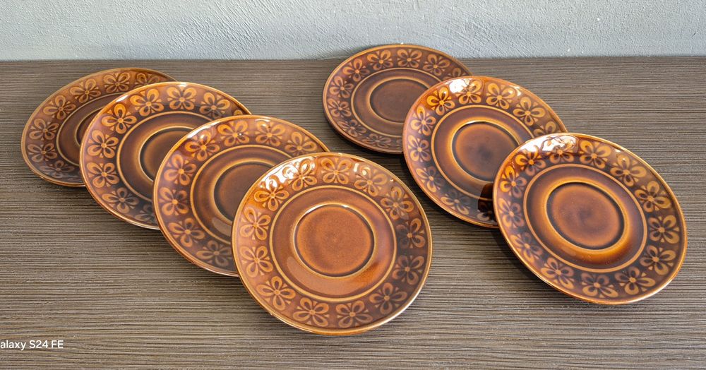 Porcelit Pruszków zestaw talerzyków 7szt.