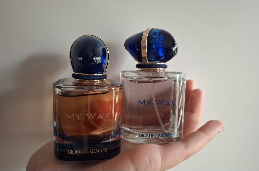 Perfumy perfum My Way Giorgio Armani klasyczne + intense 50 ml x2