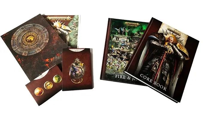 SKAVENTIDE CORE BOOK Fire And Jade Cards I Mata Do Gry Aos Warhammer N