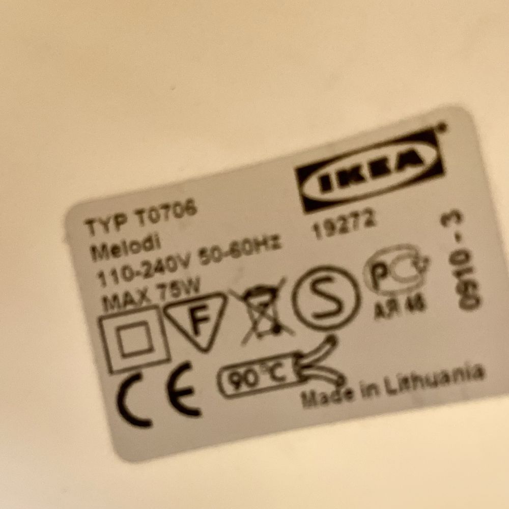 Klosz do lampy Melodi Ikea