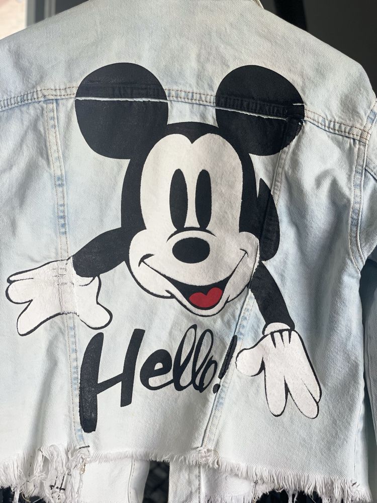 Kurtka jesnsowa mickey mouse