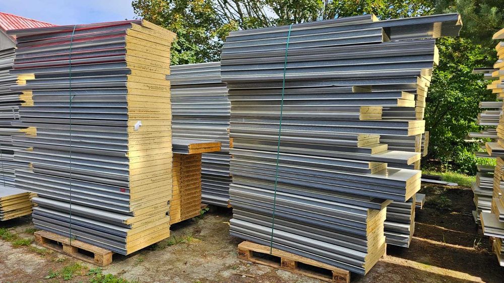 Płyta warstwowa obornicka PIR 6 cm, NOWA 1-2m OKAZJA WRZESIEŃ. 2025