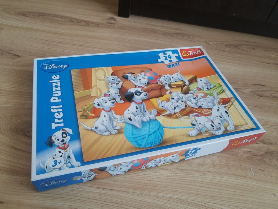 Puzzle maxi 24, pieski dalmatyńczyki