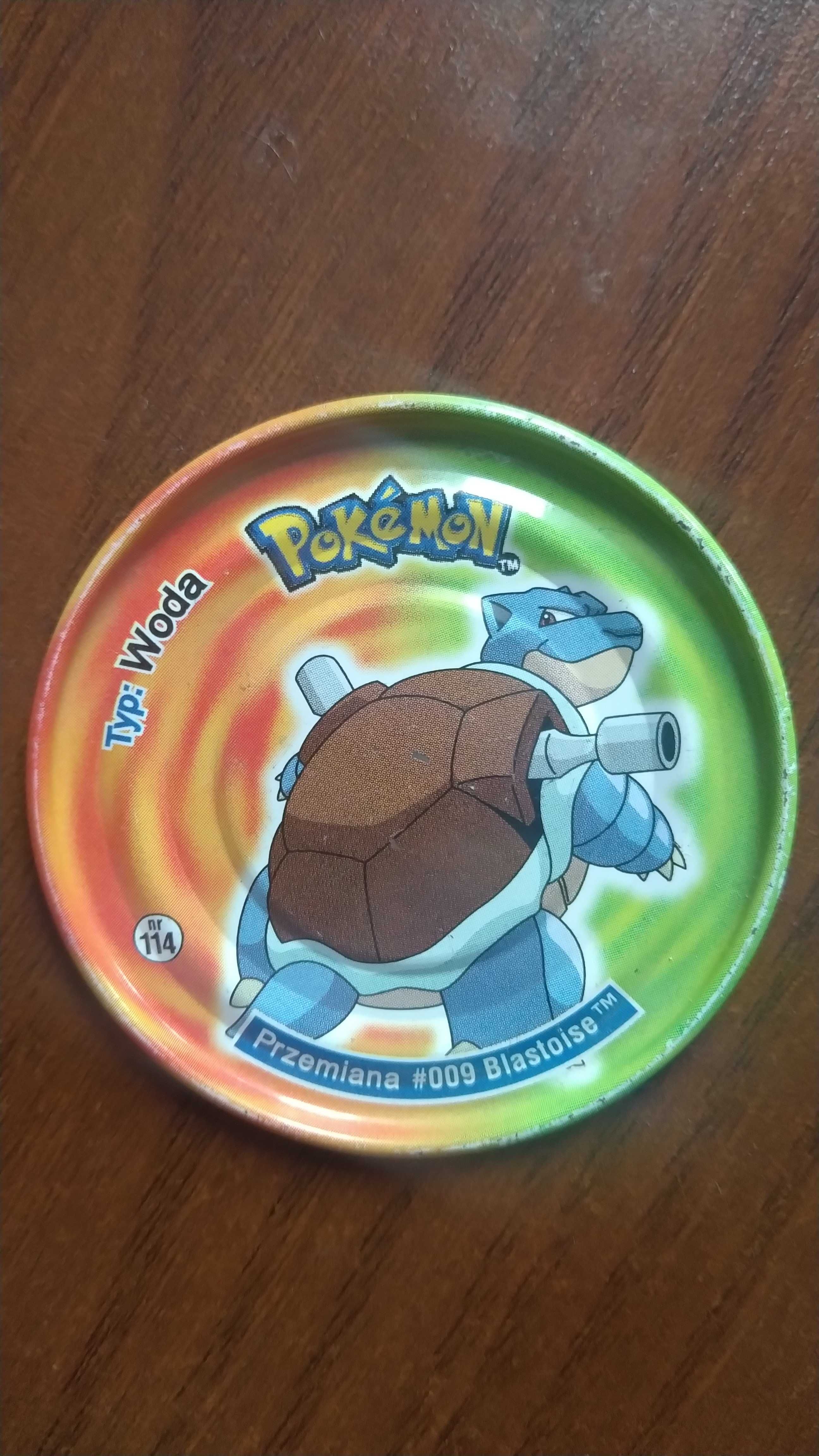 Pokemon big metal tazo Blastoise