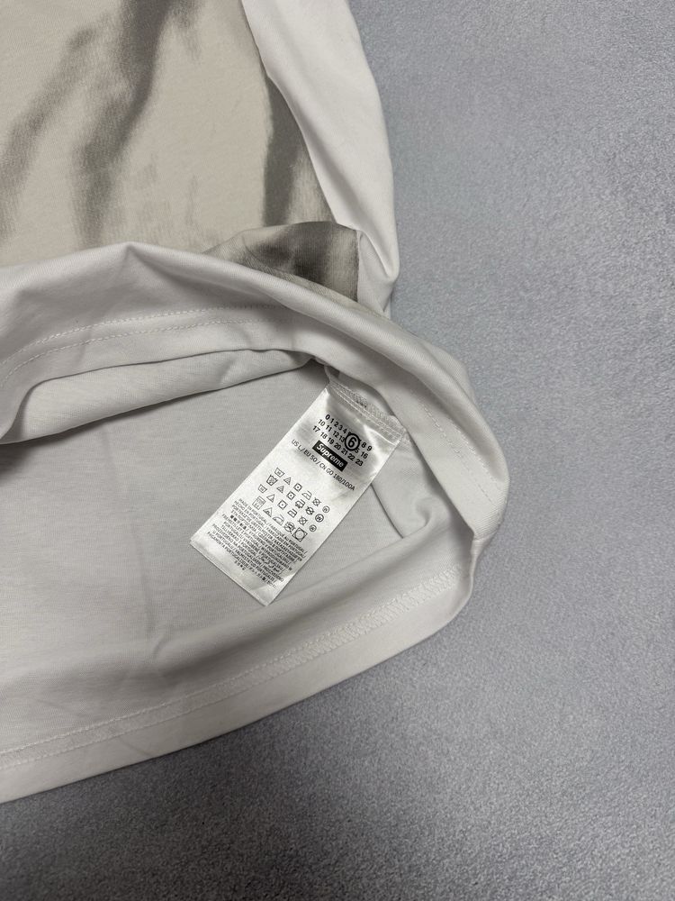 футболка Supreme x Maison Margiela mm6 box logo